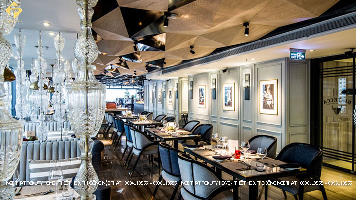 Thiết kế nhà hàng đậm chất đương đại