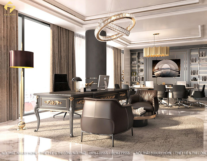 Phong cách thiết kế văn phòng tân cổ điển