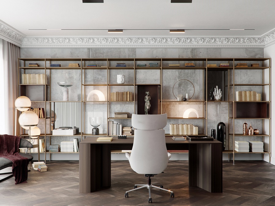 Phong cách thiết kế văn phòng châu Âu