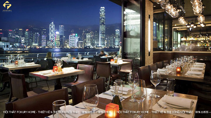 Thiết kế nhà hàng đậm chất đương đại