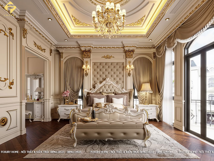 Phòng ngủ theo phong cách tân cổ điển