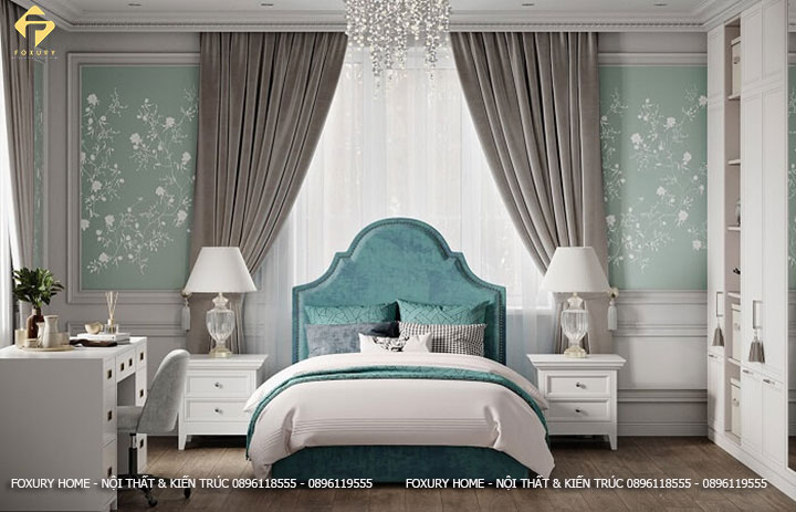 Phòng ngủ theo phong cách tân cổ điển