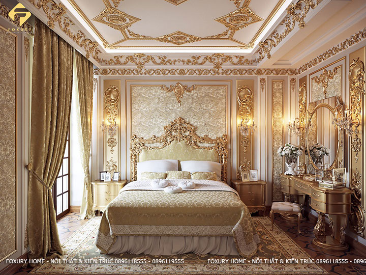 Phòng ngủ theo phong cách tân cổ điển