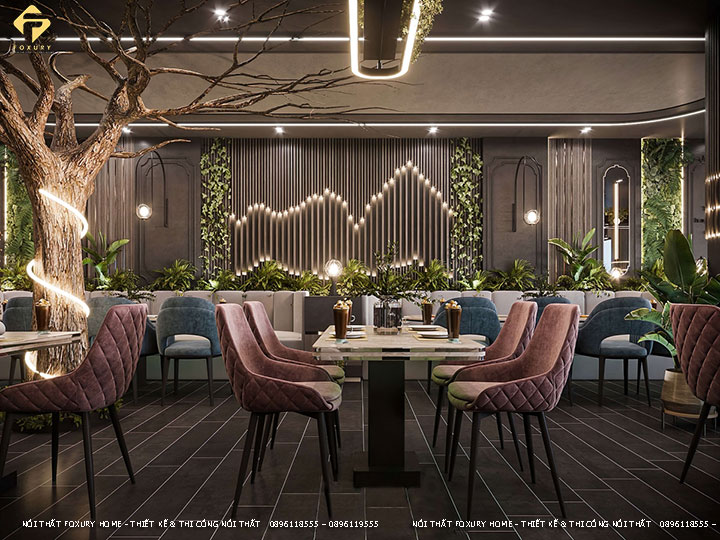 Thiết kế nhà hàng đậm chất đương đại