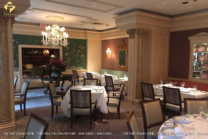 Nhà hàng mang hơi hướng tân cổ điển