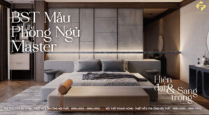 thiết kế thi công nội thất phòng ngủ master