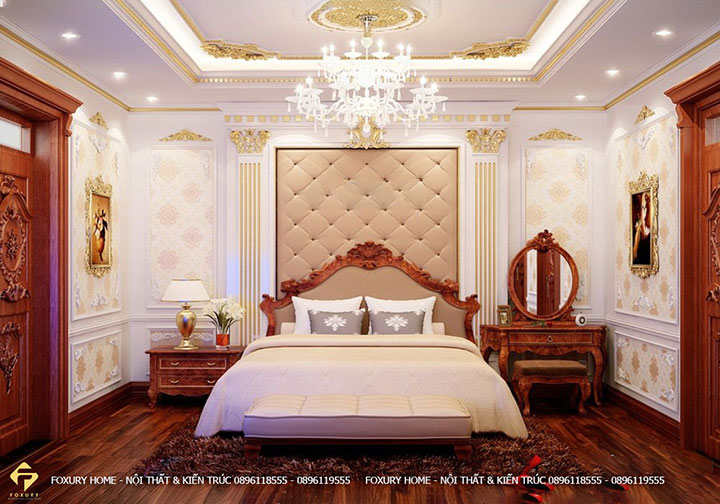 Phòng ngủ theo phong cách tân cổ điển