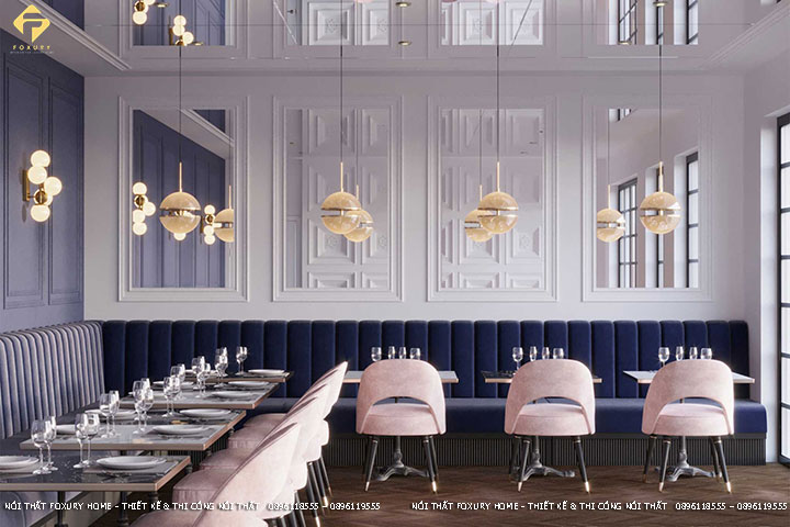 Nhà hàng mang hơi hướng tân cổ điển