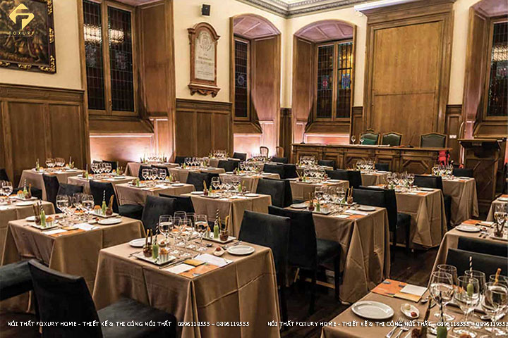 Nhà hàng mang hơi hướng tân cổ điển