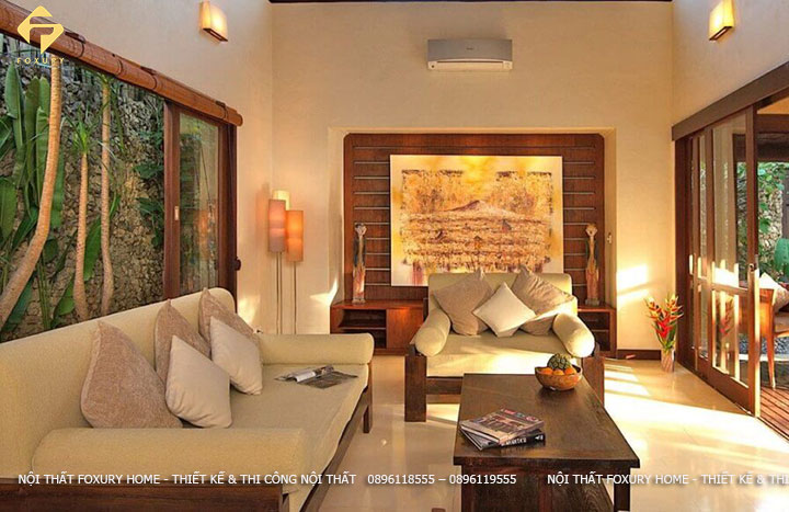 Thiết kế nội thất phòng khách theo hướng mở