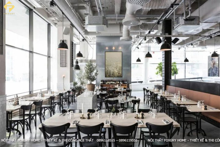 Thiết kế nhà hàng đậm chất đương đại
