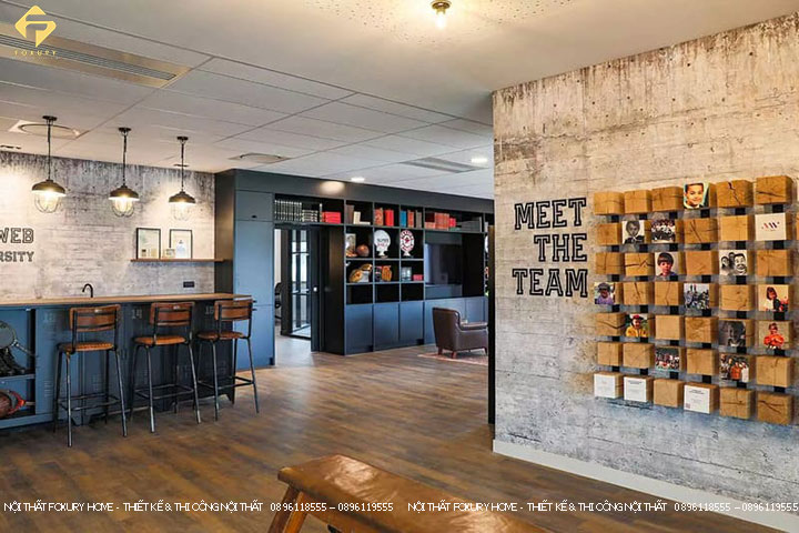 Phong cách thiết kế nội thất văn phòng Vintage