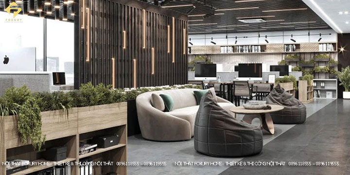 Thiết kế văn phòng làm việc phong cách Luxury