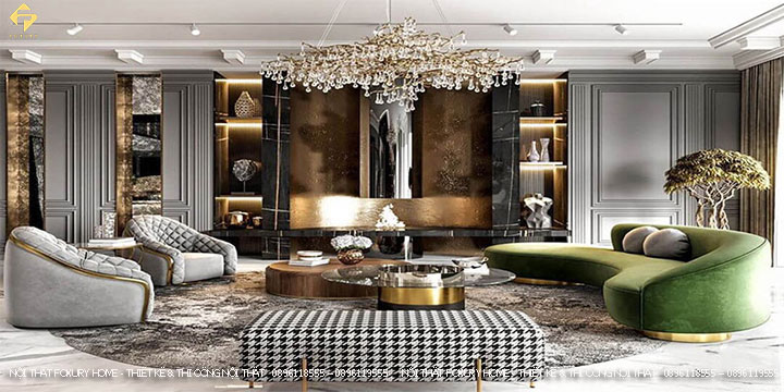 Thiết kế văn phòng làm việc phong cách Luxury