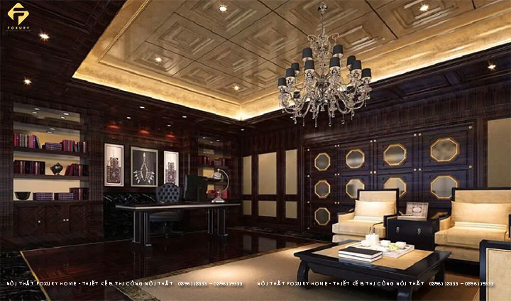 Thiết kế văn phòng làm việc phong cách Luxury