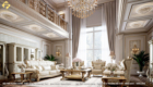 Thiết kế nội thất phòng khách đẹp tân cổ điển