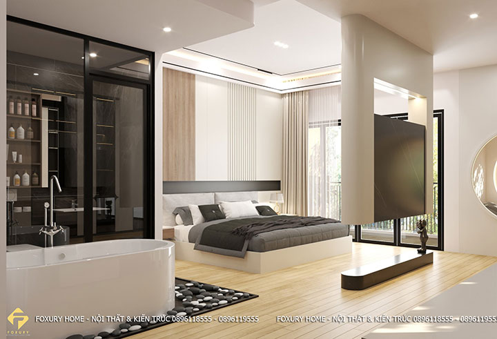 Phòng ngủ theo phong cách hiện đại