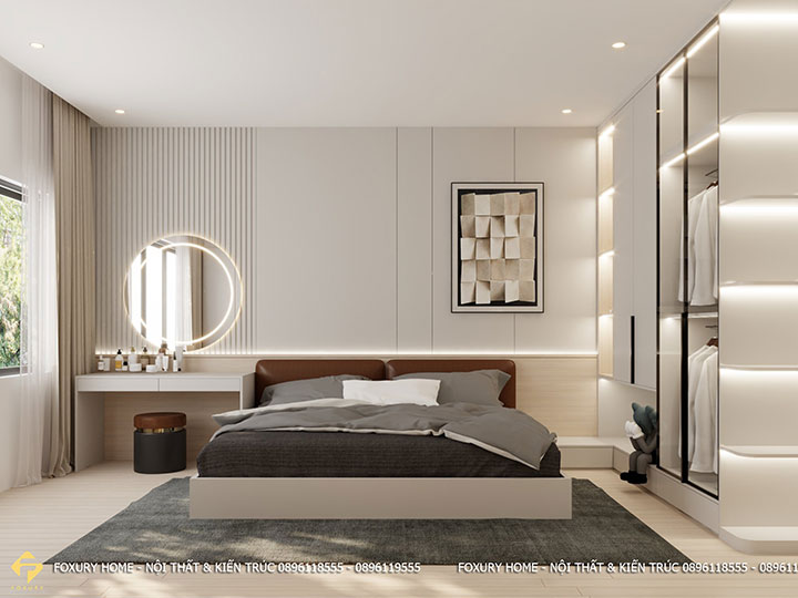 Phòng ngủ theo phong cách hiện đại