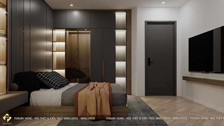 Phòng ngủ theo phong cách hiện đại