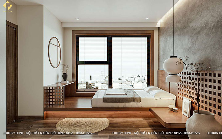 Phòng ngủ theo xu hướng Nhật Bản