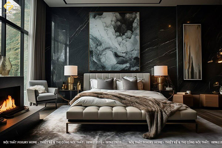 phòng ngủ master Phong cách tân cổ điển