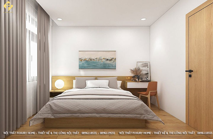 Thiết kế phòng ngủ master nhỏ cho chung cư