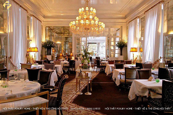 Nhà hàng mang hơi hướng tân cổ điển