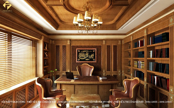 thiết kế văn phòng Phong Cách Cổ Điển