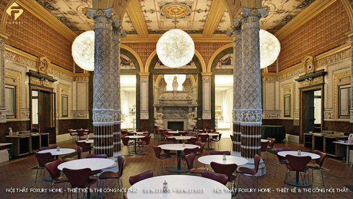 Nhà hàng mang hơi hướng tân cổ điển