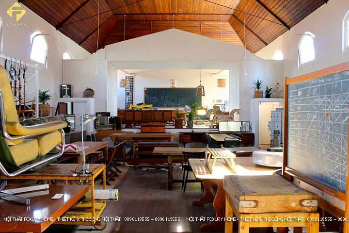 Phong cách thiết kế nội thất văn phòng Vintage