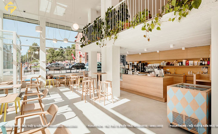 quán cafe phong cách Scandinavian Style 