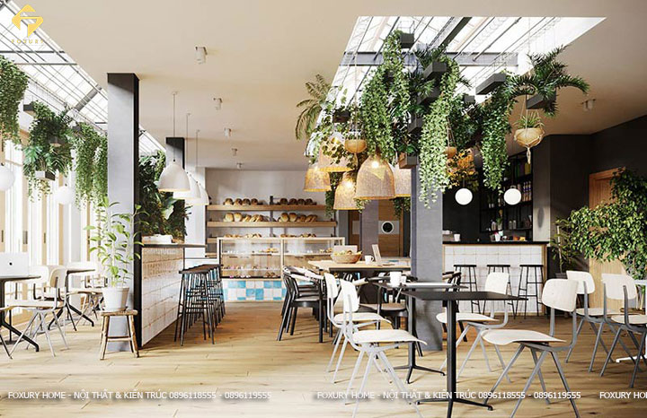 quán cafe phong cách Scandinavian Style 