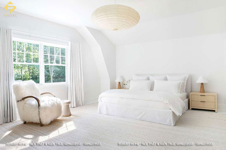 Phong cách thiết kế phòng ngủ tối giản