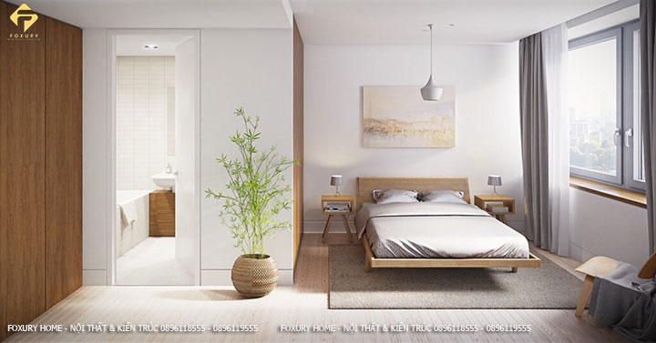 Phong cách thiết kế phòng ngủ tối giản