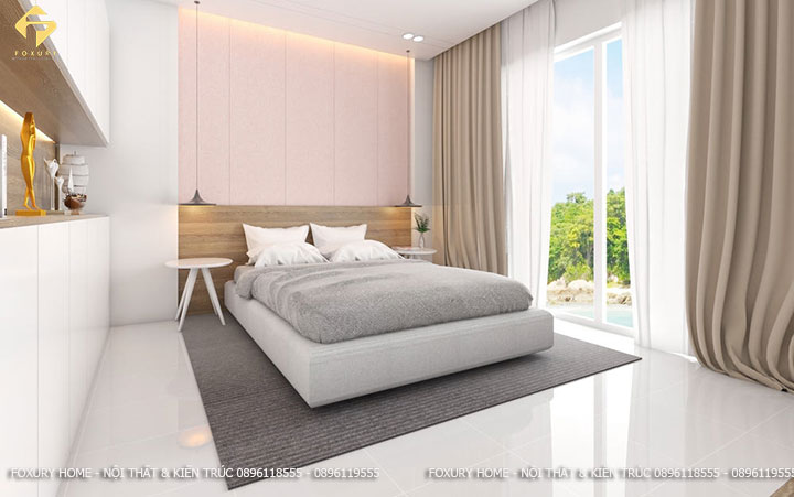 Phong cách thiết kế phòng ngủ tối giản