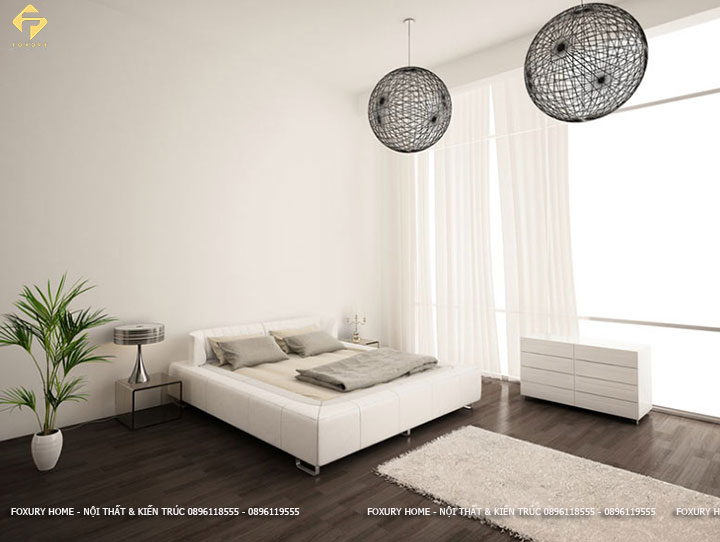 Phong cách thiết kế phòng ngủ tối giản