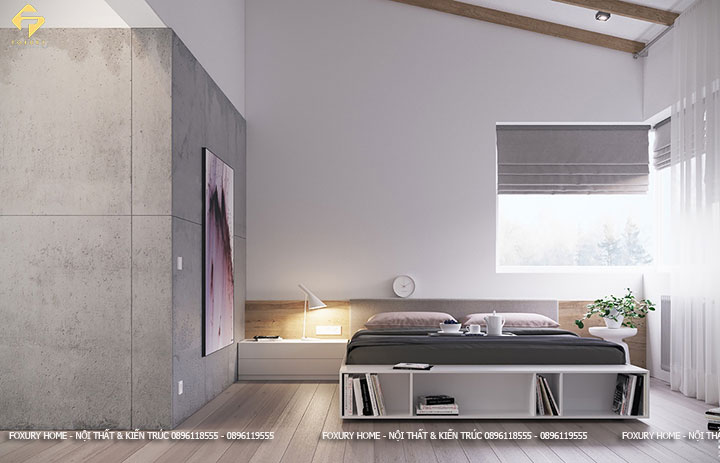 Phong cách thiết kế phòng ngủ tối giản