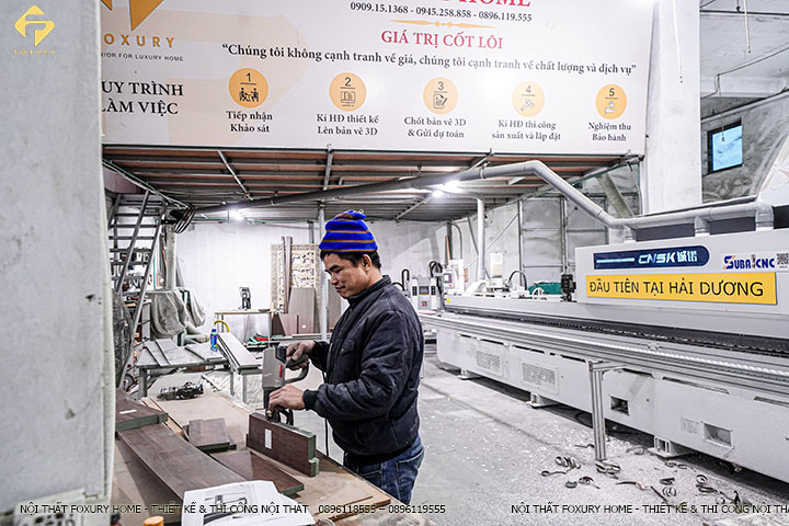 xưởng sản xuất gỗ công nghiệp