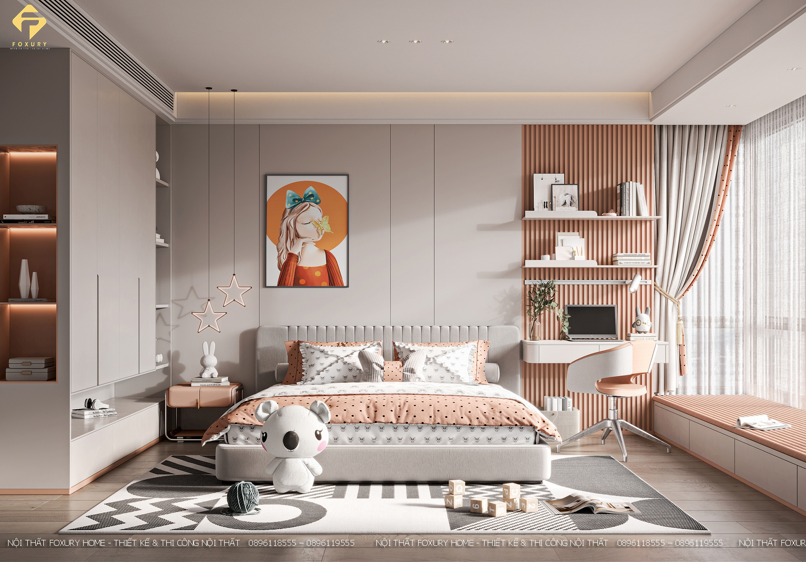 Phòng ngủ bé gái