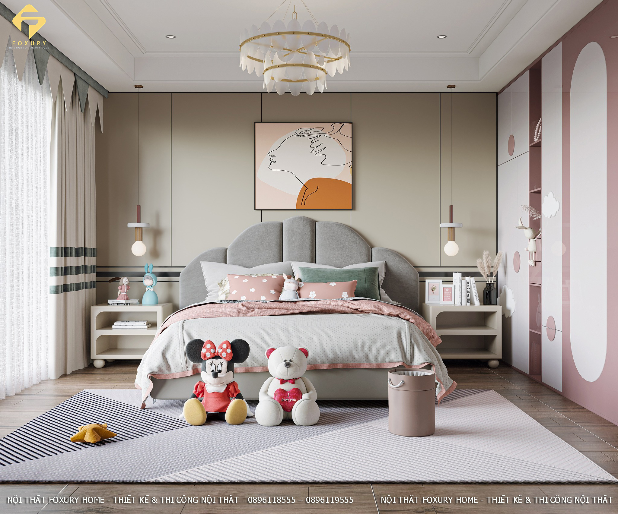 Phòng ngủ bé gái