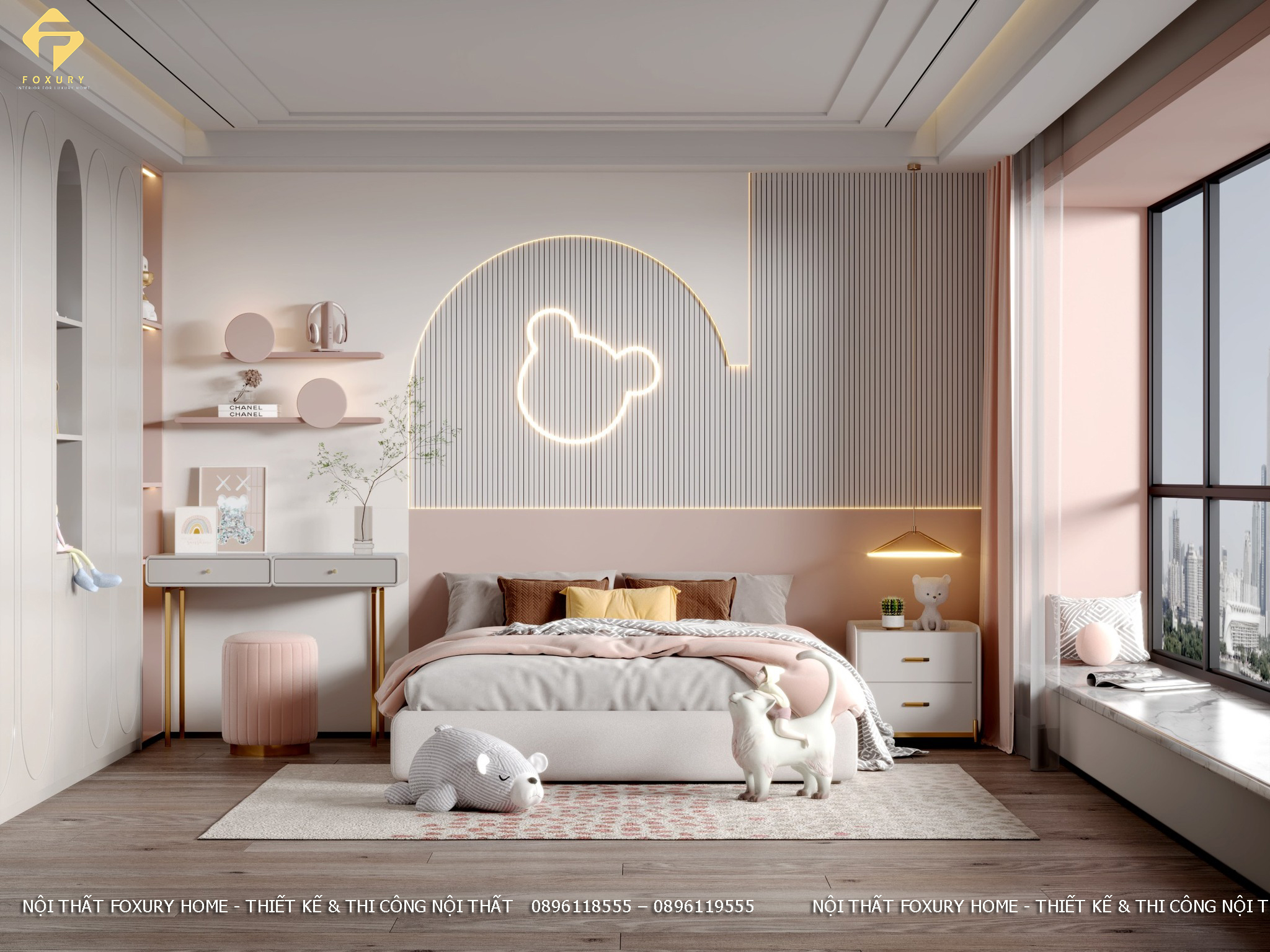 Phòng ngủ bé gái