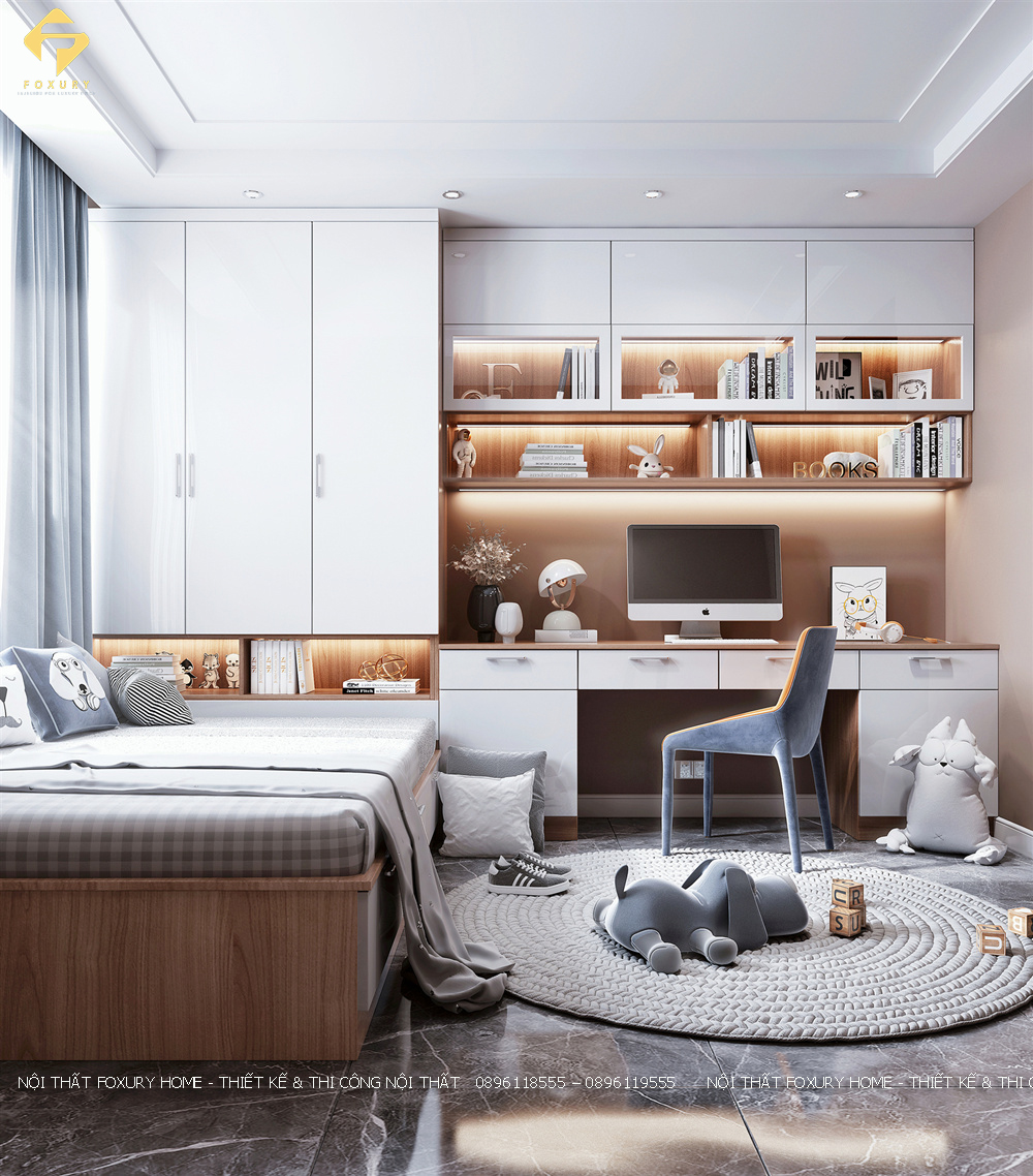 Nội thất phòng ngủ bé trai