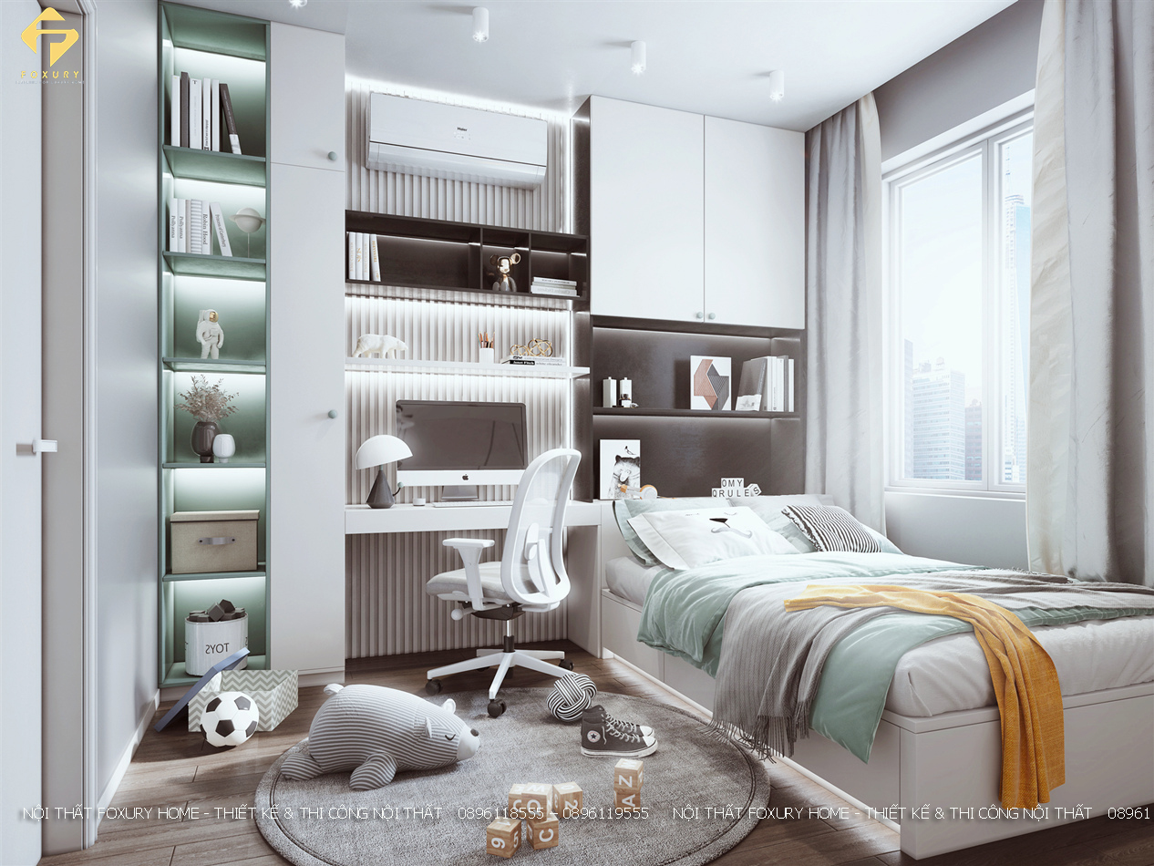 Nội thất phòng ngủ bé trai