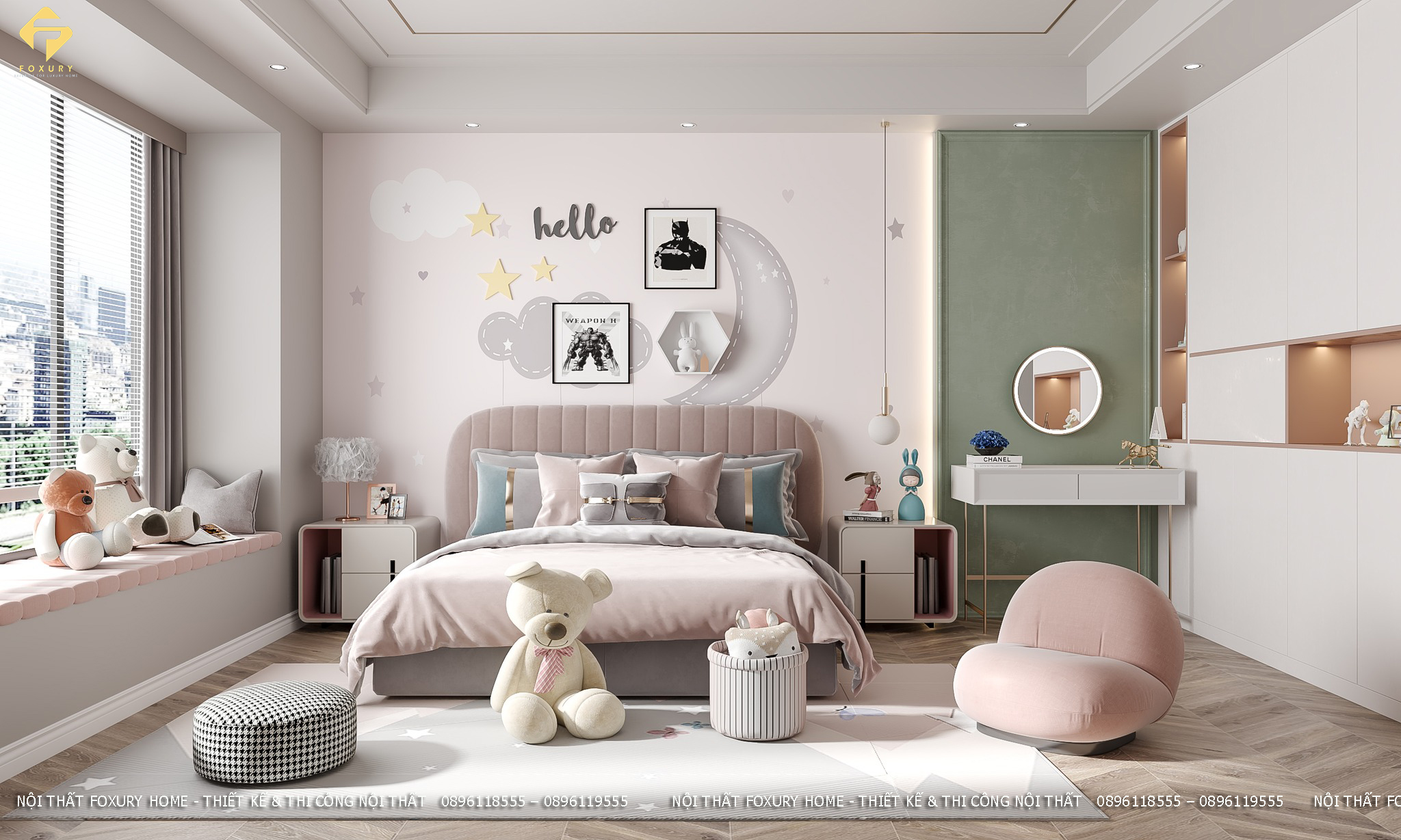 Phòng ngủ bé gái