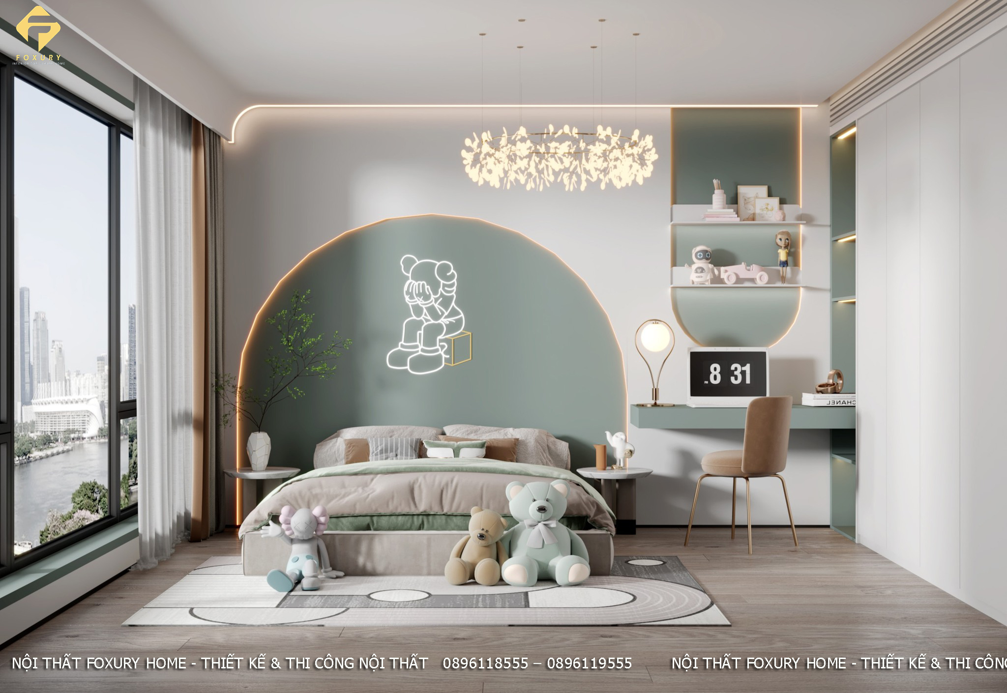 Phòng ngủ bé gái