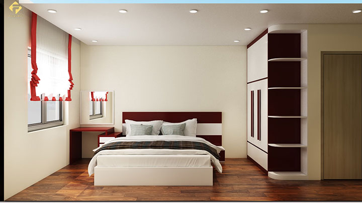 Giường gỗ MDF phủ Melamine