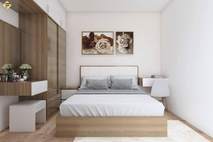 Giường gỗ MDF phủ Melamine