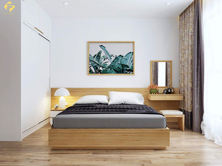 Giường gỗ MDF phủ Melamine