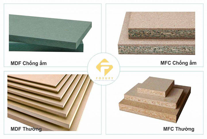 Gỗ MFC và MDF