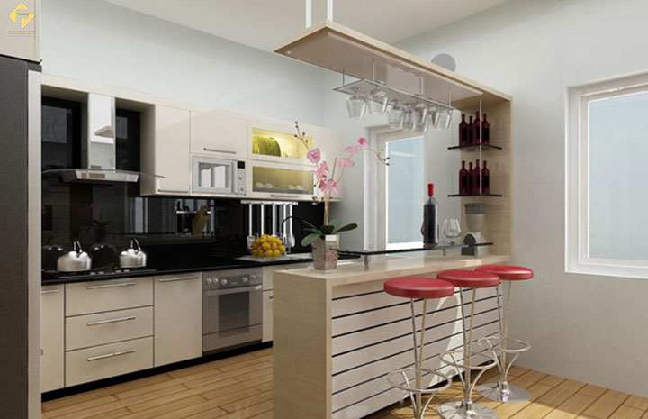 Nội thất nhà ở gỗ mfc